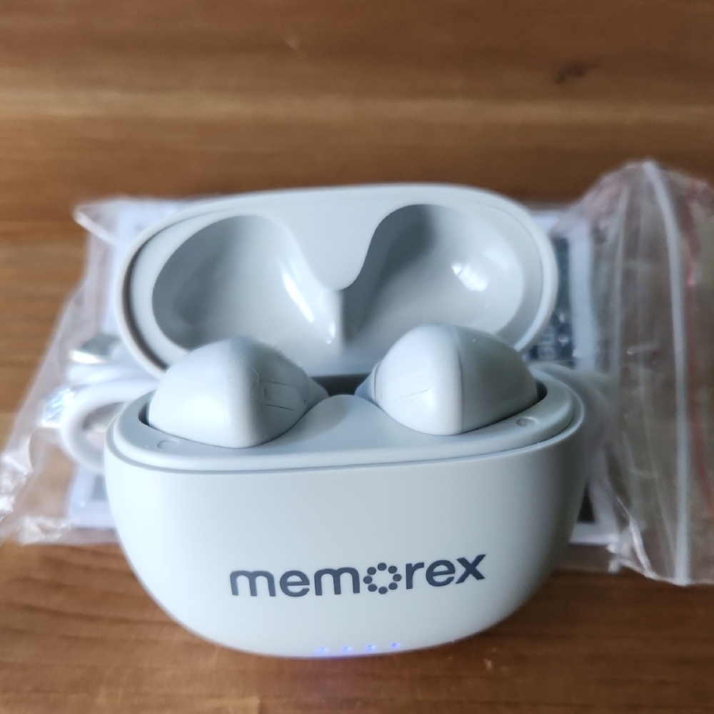 Memorex Gray Earbud Headphones